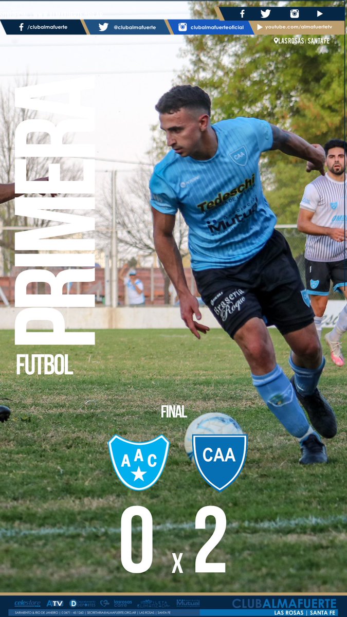 #FUTBOL
ARG 0 x 2 ALM