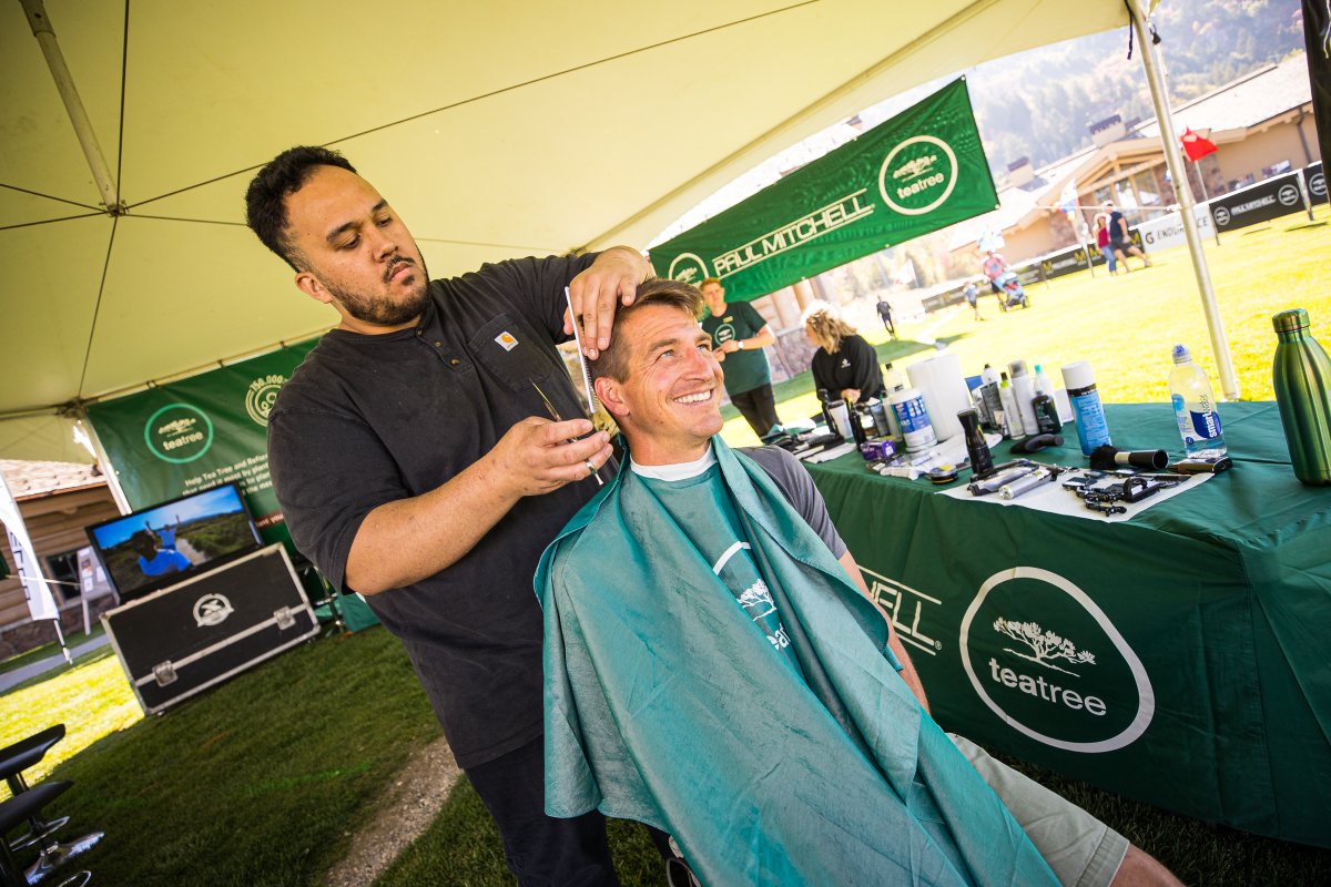 XTERRAplanet's tweet photo. Thank you to the @PaulMitchellUS team for making this incredible USA Championship weekend in Ogden, Utah possible! We couldn’t race this fast and fresh without these perfect Cut-A-Thon haircuts.
#RootedInGreen #XTERRAplanet https://t.co/9CaFhZYJYj