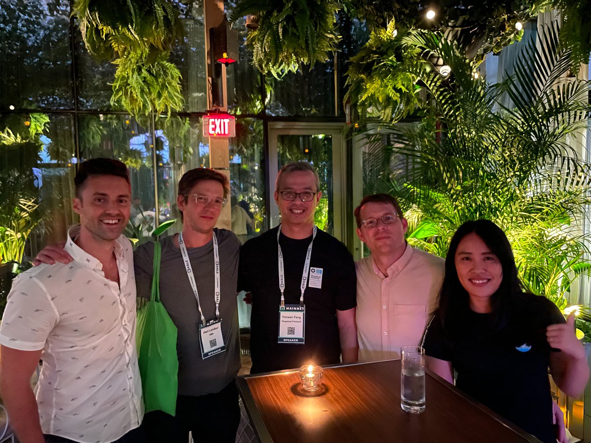 MikeTaormina's tweet image. A belated thank you to everyone that made it out to our post-#Mainnet2021 #DeFi Happy Hour at the @EDITIONTimesSq.  

The @indexcoop couldn&apos;t have asked for better partners for planning and co-hosting the event: @UMAprotocol, @perpprotocol, and @StakeDAOHQ. 🙌