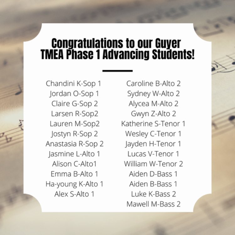 BIG congrats to those who advanced!!!🎉