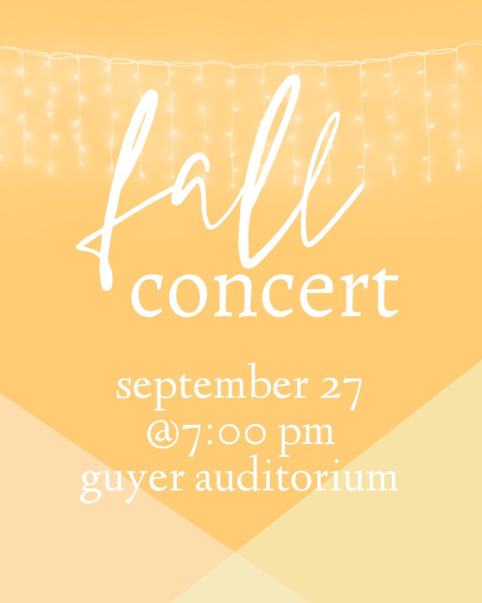 FALL CONCERT TOMORROW!🍁doors open at 6:45! hope to see you there!!