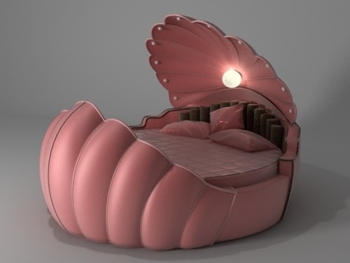 1930s shell bed... a sleepy girl's dream