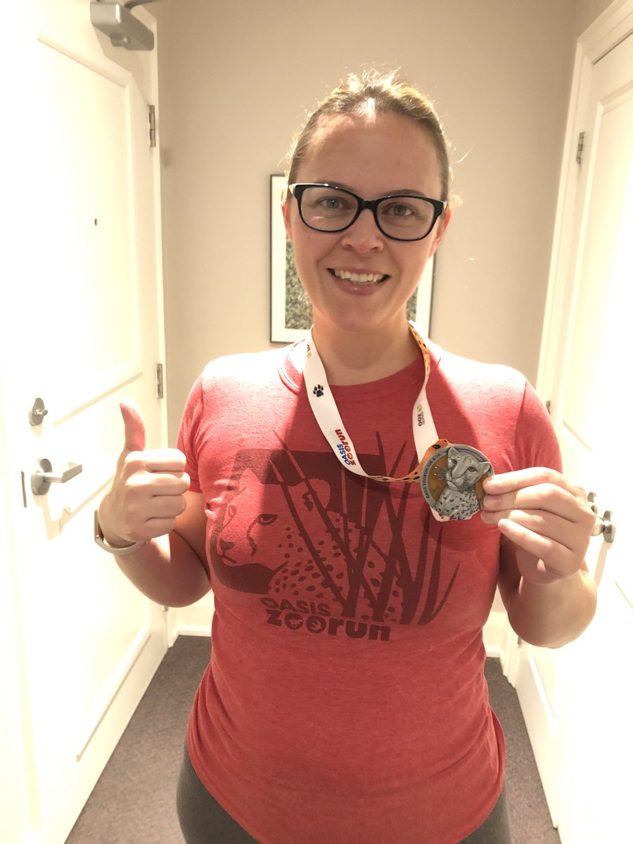 HillaryJWalker's tweet photo. Finished the #zoorunTo 10k today!!! https://t.co/AspdkcMfwJ