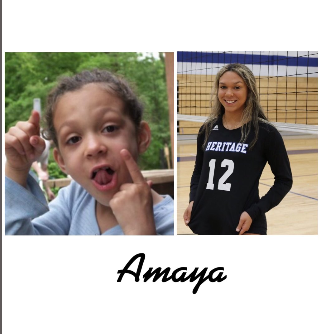 vb_heritage's tweet photo. Next HCVB senior to celebrate is Amaya Lowry. Teammates &amp; coaches describe Amaya as a leader, competitive, funny, energetic, and determined.  Thank you Amaya for all you bring to the program.  We love you and are proud of you! #hcvbfamily  #hcvbseniors21 #determination https://t.co/aheuaBmYUa