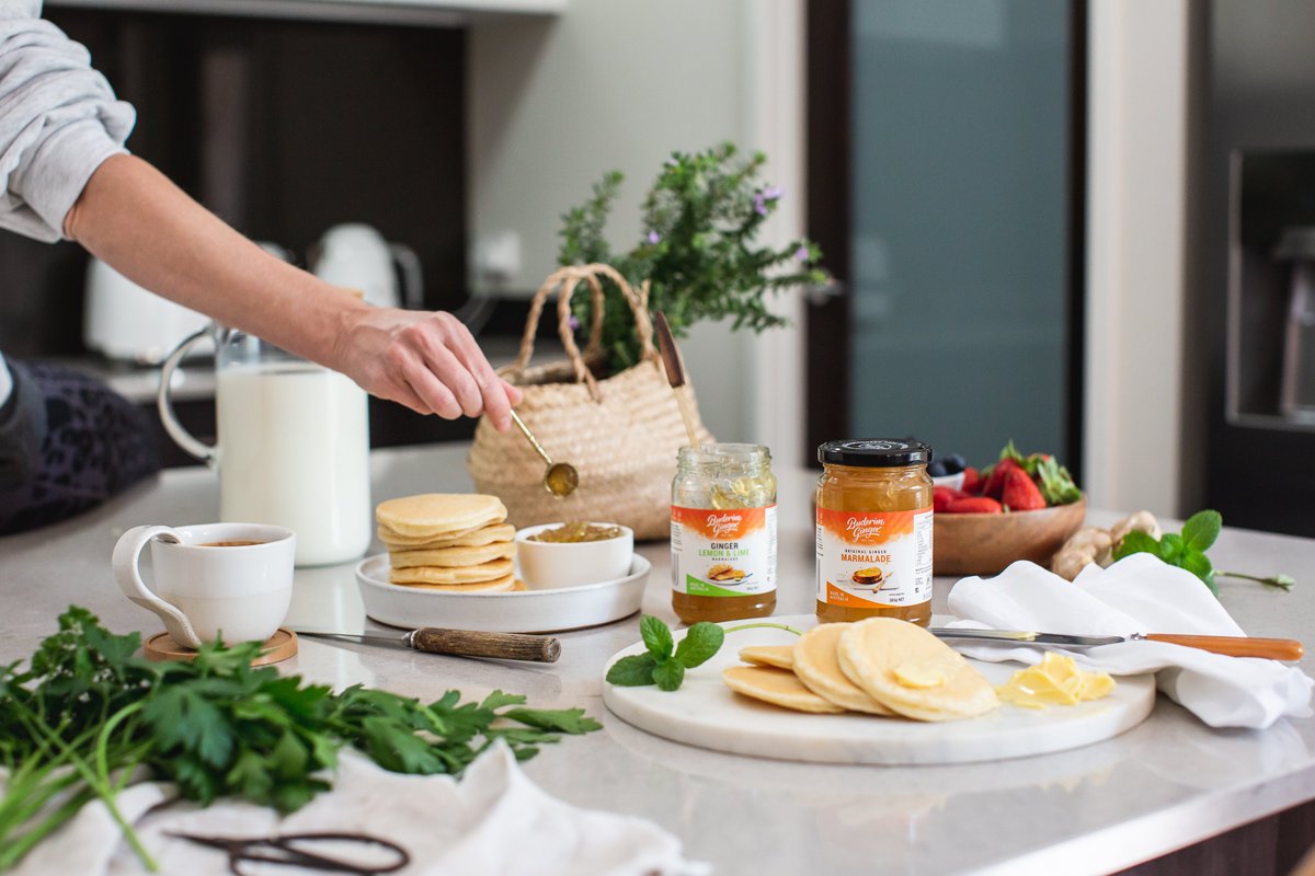 BuderimGinger's tweet photo. If this doesn't look like the perfect springtime breakfast spread, we don't know what does! 😍 Featuring both our Original Ginger Marmalade as well as our Ginger, Lemon &amp; Lime Marmalade! 

#BuderimGinger #Marmalade #Breakfast https://t.co/GnsPfuNdz0