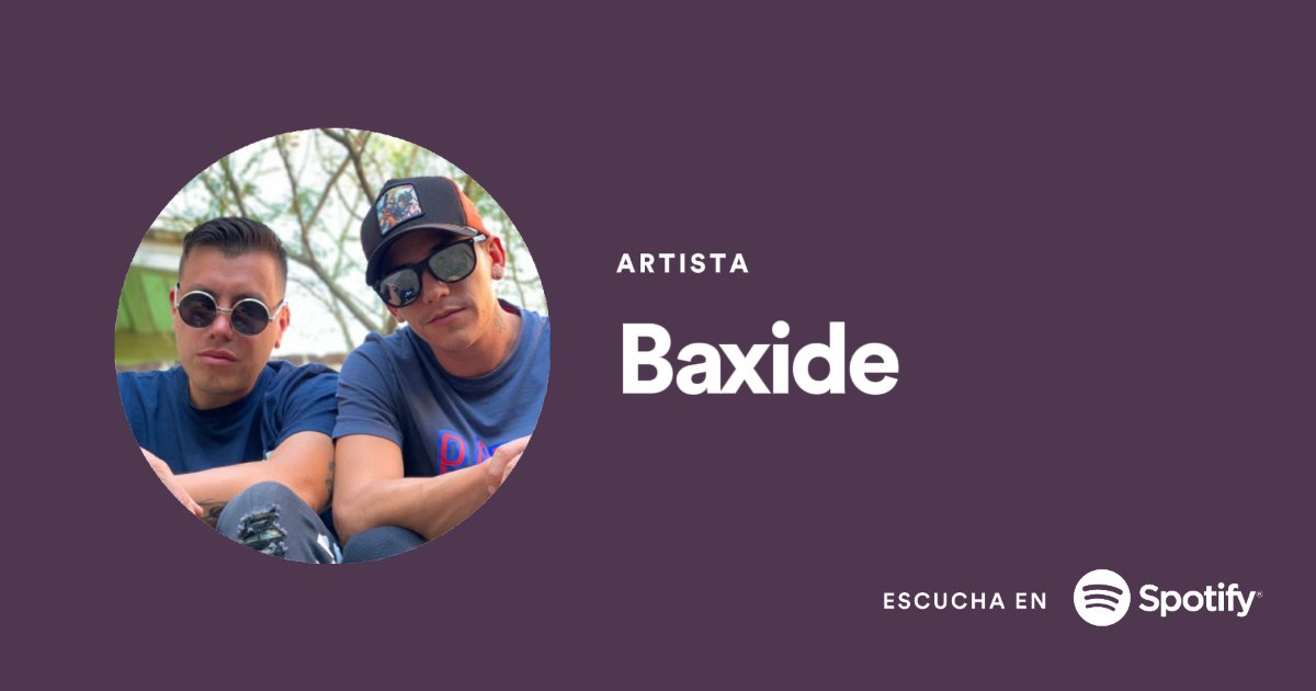 BaxideOficial's tweet photo. Pueden escuchar #Lunatico y todas nuestras canciones en @Spotify 🇦🇷

https://t.co/tA9VgsvxpK https://t.co/O6HErITfnQ