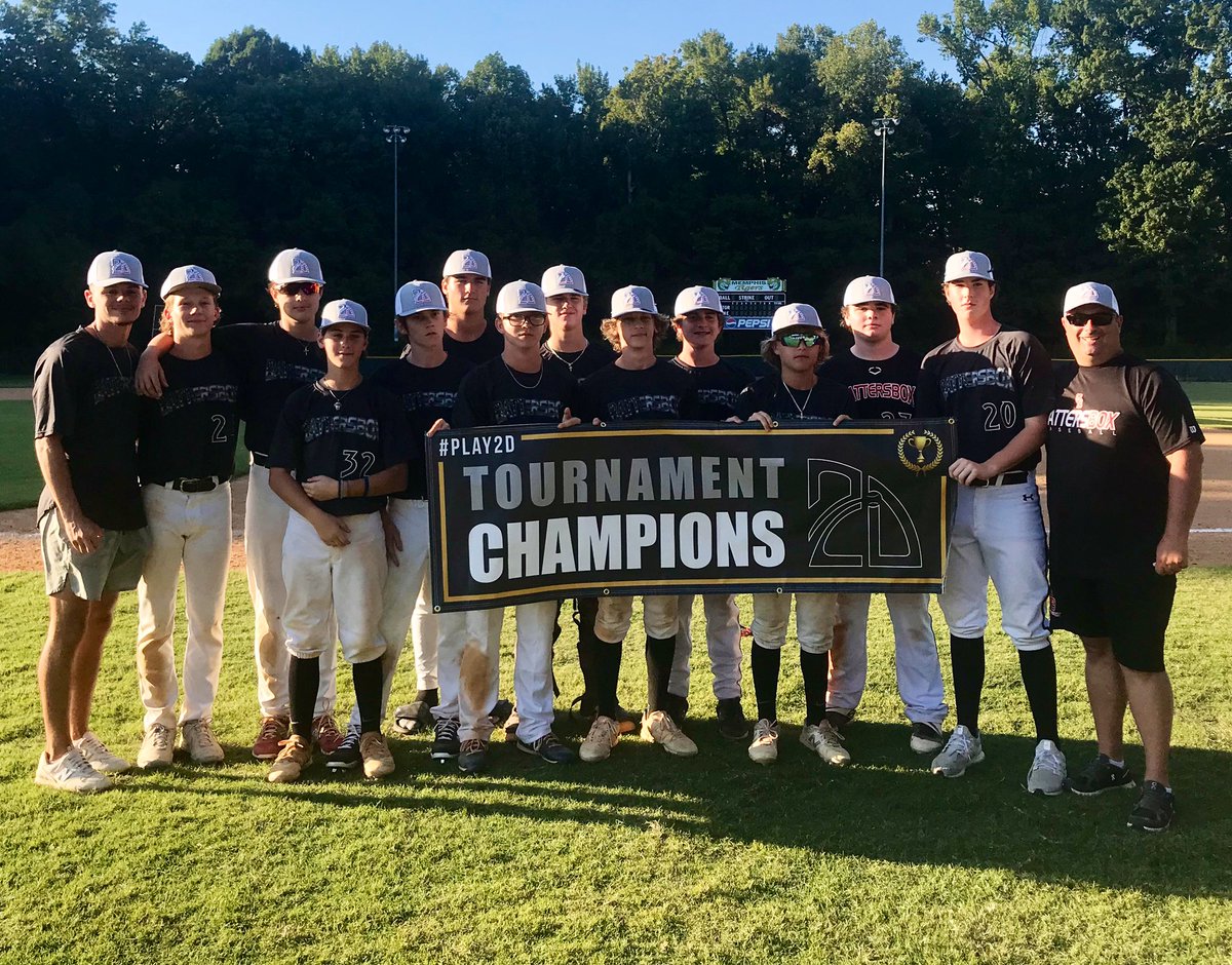 BattersBox's tweet photo. Congrats to Batters Box 16U Sanford on winning the 2D Sports championship this weekend in Memphis! #reptheBox 🏆🥇@2DsportsTN @2D_sports https://t.co/oBK49srmvk