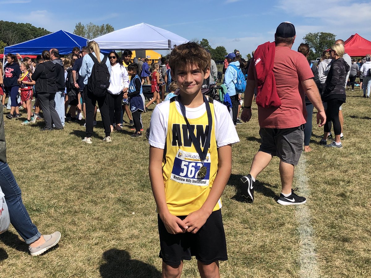 Congrats to Owen Gage on finishing in 1st Place in the one-mile race on Thursday at the East/West Invite out of 102 runners and then finished in 15th Place out of 103 runners in the Boys Open two-mile race on Saturday with a time of 13:51 in only his second ever two-mile race!