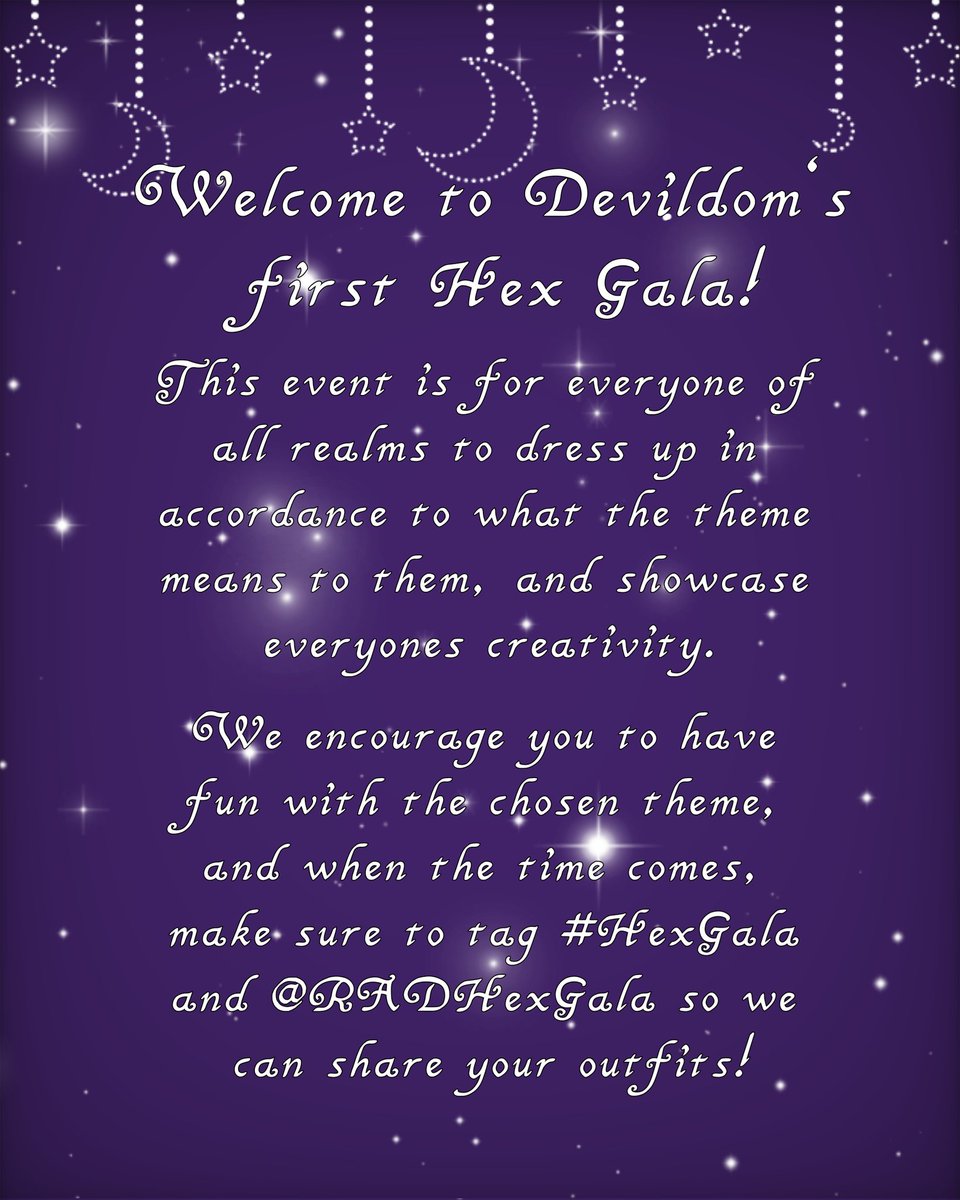 RADHexGala's tweet photo. Follow us for more updates on the first ever RAD Hex Gala! ✨ https://t.co/d4hcWD071Q