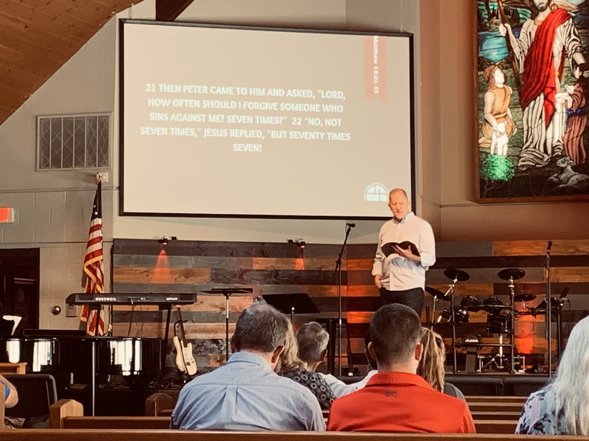 fallcreekcc's tweet photo. FORGIVENESS. Tom Wiles brought both a challenging and inspiring message this morning. Did you miss it? Visit our website to watch it in full. 🤲 https://t.co/upndSnctcA