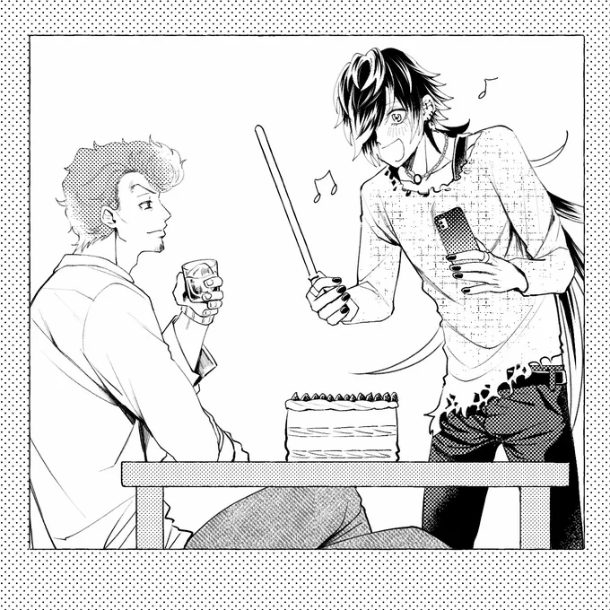【注意】
モブや旧知もいます。
一部暴力的表現が入るのとあまり明るくない話なのでご注意ください😌ちゃんとめでたい🎉話ですが念のため…
証拠(?)のお祝いカット🎂 