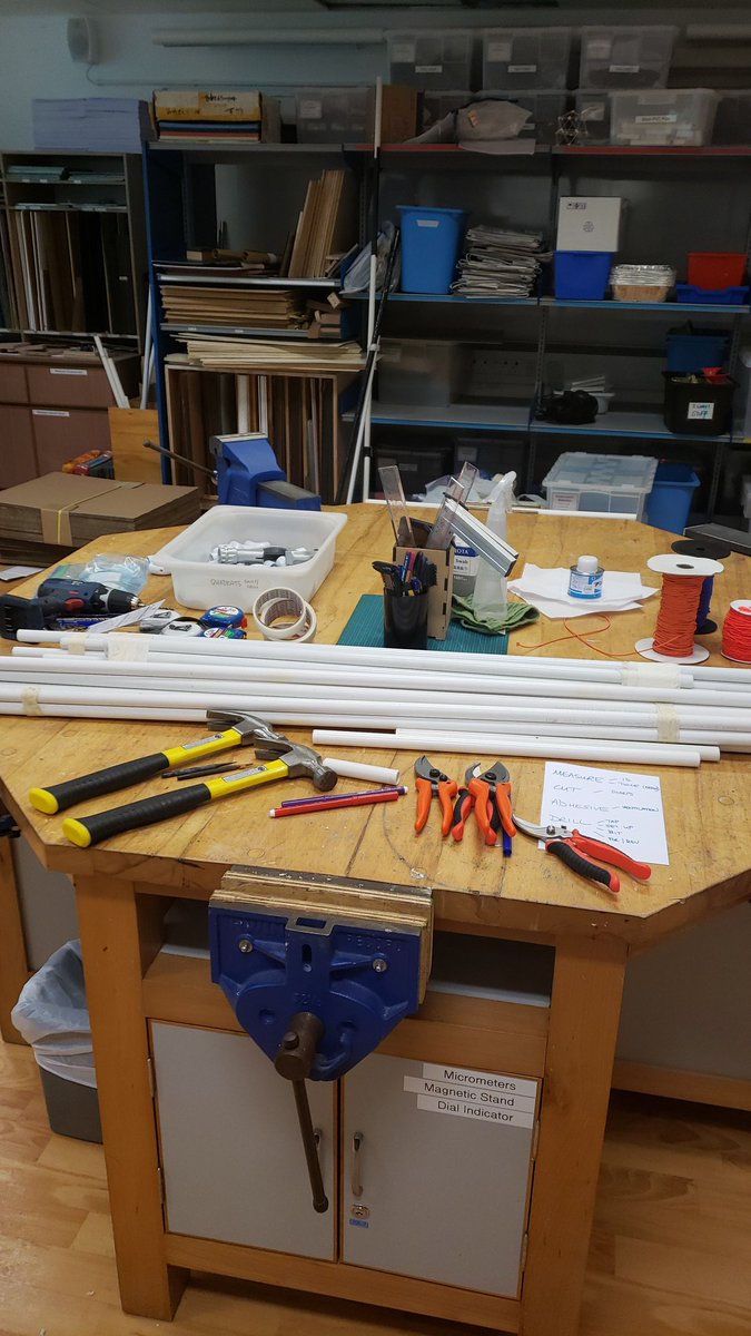 tinker_dixon's tweet photo. Building quadrats with an environmental science class tomorrow. Great way to learn how to use a drill and do some measuring.  Jotting down a few reminders is my favorite lesson plan. https://t.co/LXP1mJNMm8