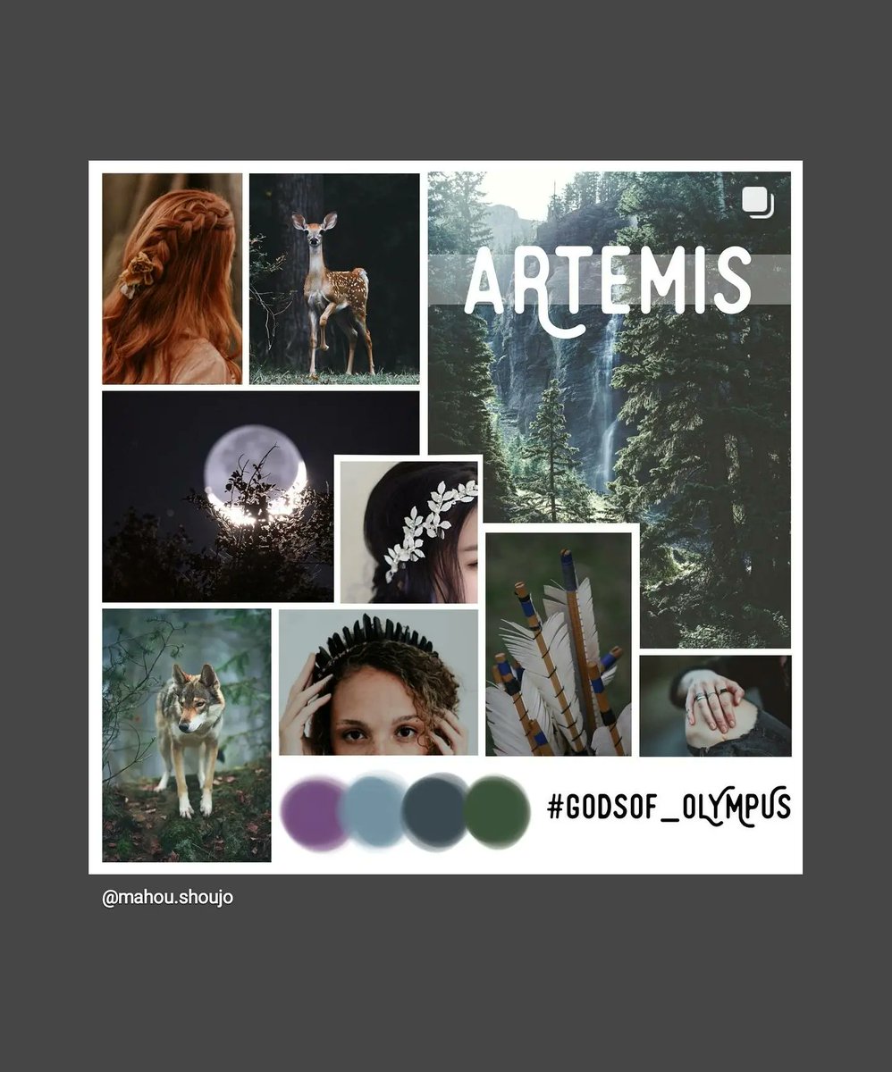 glittergeek87's tweet photo. Final week of #godsof_olympus with Artemis. I was inspired by @used_bandaid purple skinned Artemis from #loreolympus 
#loreolympusfanart #digitalart #mythology https://t.co/2IQAZ8EJFV