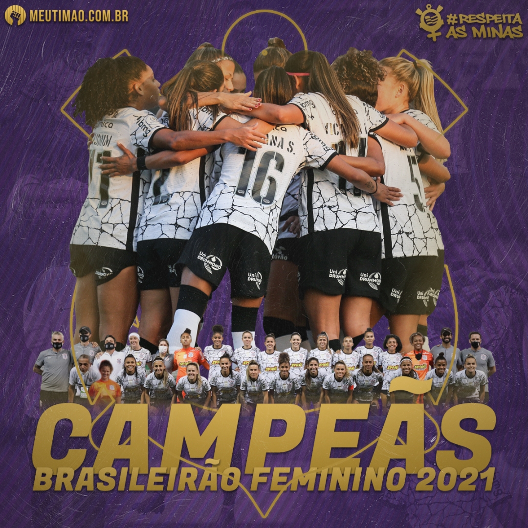 Meu Timão on X: Sport Club Corinthians Paulista, tricampeão brasileiro de futebol  feminino.  / X