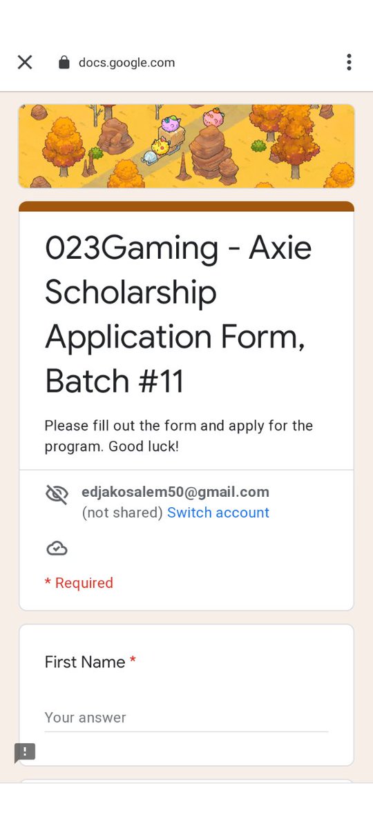 ed_jakosalem's tweet photo. @023_Gaming Done fill up the form https://t.co/KfAaiqIGZR
