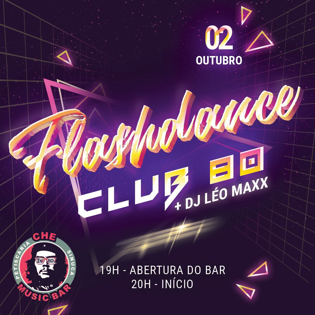 BandaClub80's tweet photo. Sábado tem Club 80 no Che Music Bar https://t.co/OAWAQt5jit