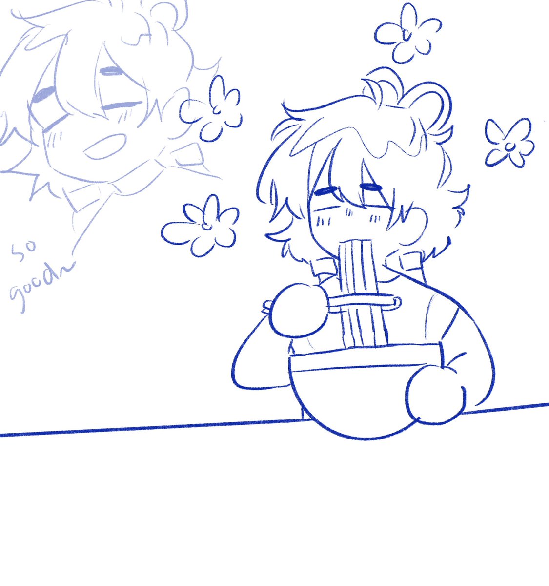 tianyi's a huge glutton 