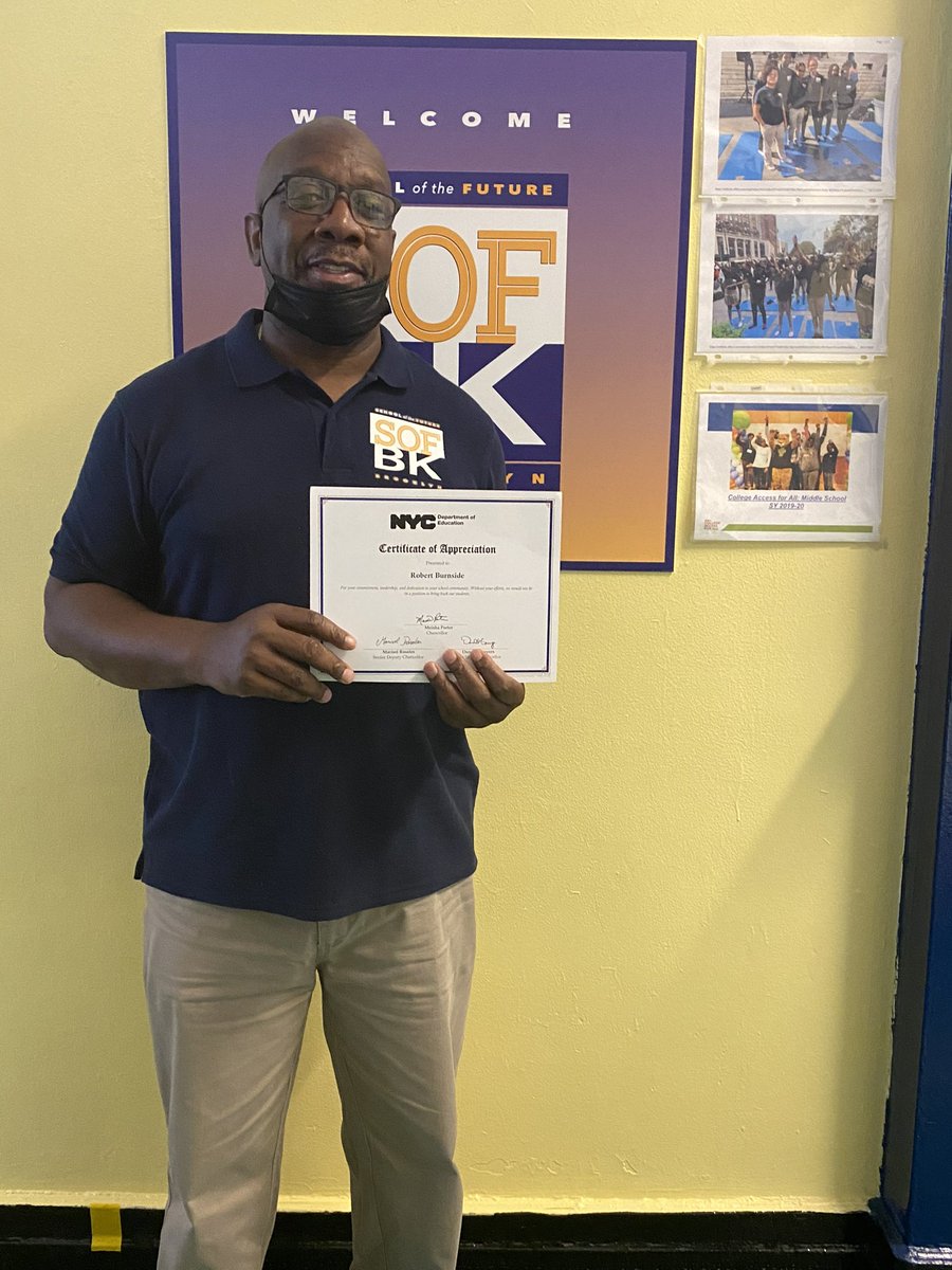SofbkS's tweet photo. Last week I received a certificate of appreciation from Chancellor Porter and Acting Superintendent Dr. Collins. Let me say thank you for your acknowledgment to my SOFBK community. We are back healthy and ready to do this work. https://t.co/uzslKBZV1i