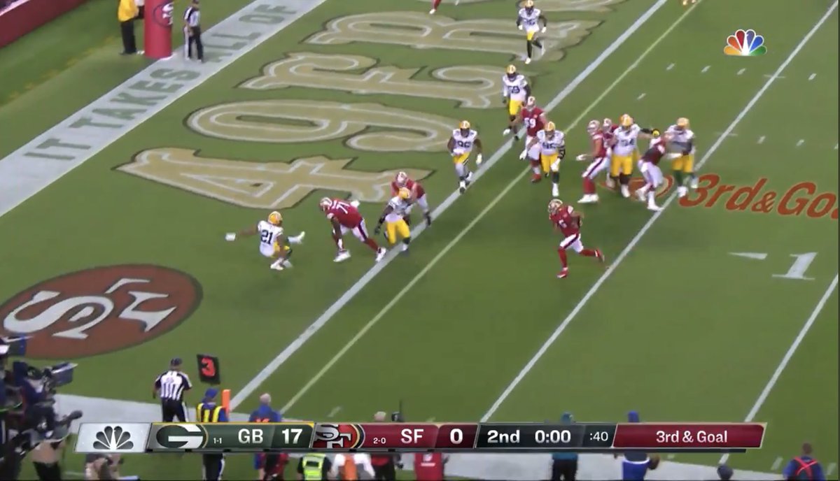 StephenAEriksen's tweet photo. @samesfandiari My goodness! @TrentW71 sent #21 to Milpitas on that play! https://t.co/u5bNqGc219