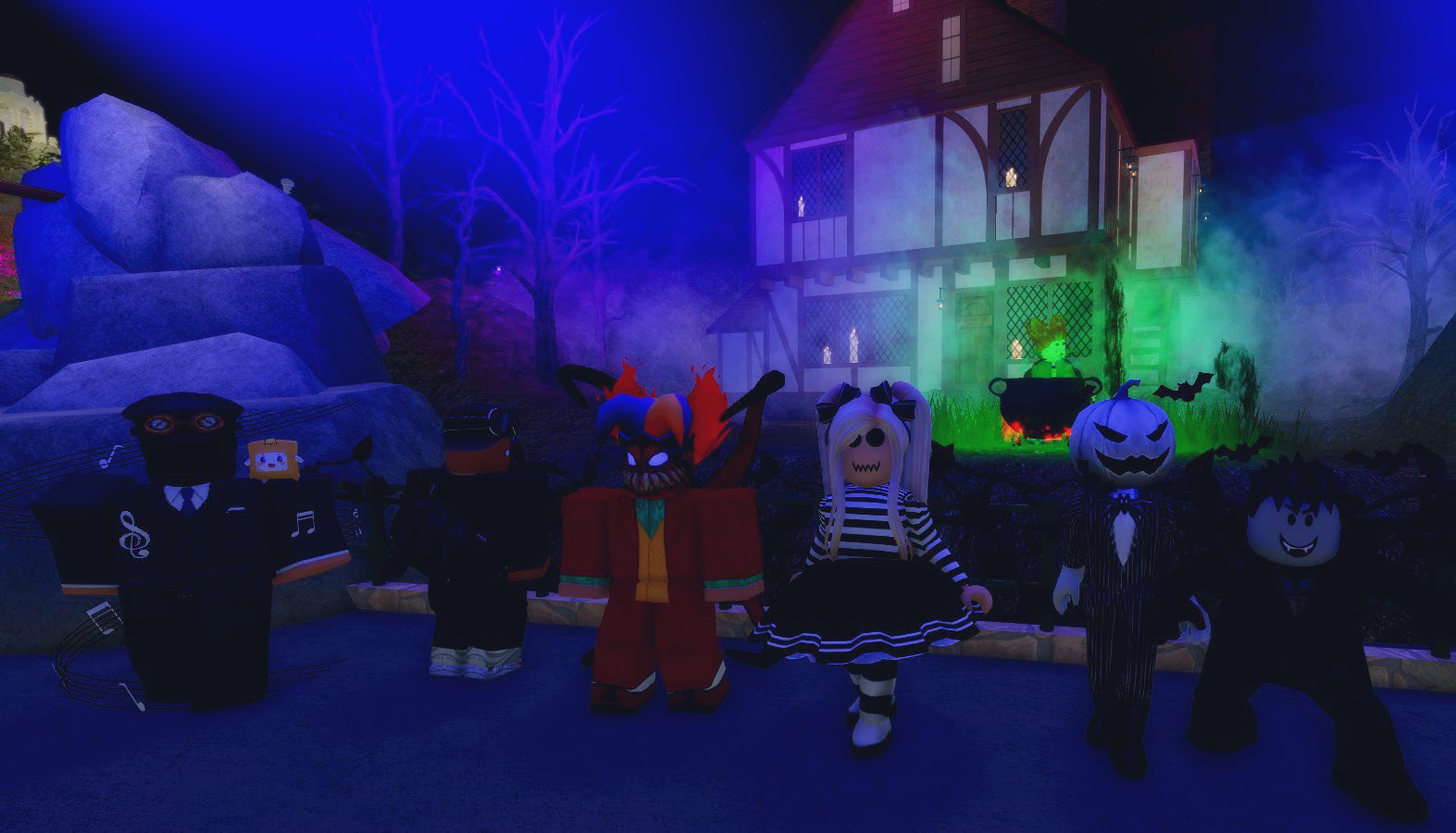 Halloween scary roblox - funny hallowee