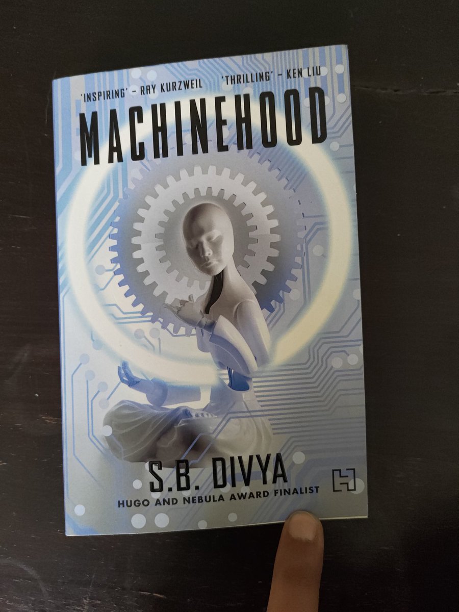 appa's tweet photo. Picked up #Machinehood by the brilliant @divyastweets at my favourite @blossombookhous in Bangalore! Already a third into the book, and it's fantastic so far! https://t.co/mxO8jRwTQz