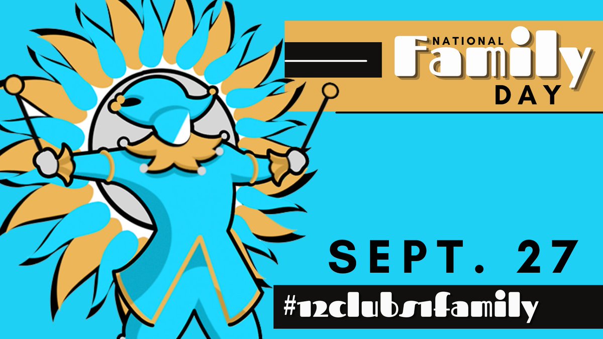 Today is #NationalFamilyDay! Enjoy some time #together! 
#12clubs1family!!!