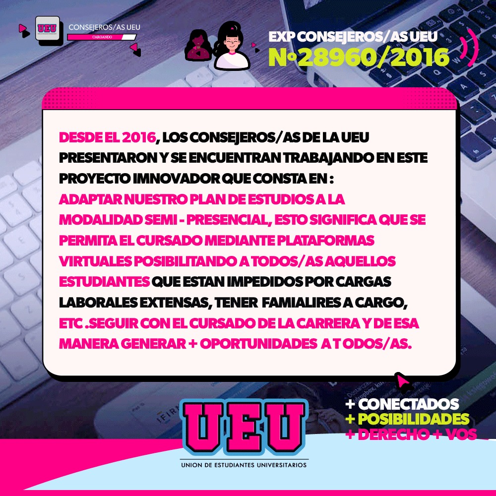 UEUDerecho's tweet photo. 👍🏻🖥️💻 ¡Vamos juntos por  POR DERECHO A DISTANCIA!
Entérate en que consiste, y danos tu apoyo: https://t.co/ZUHo4Q3ZL7

JUNTOS PODEMOS!!!

UEU DERECHO - SIEMPRE JUNTO A VOS https://t.co/fCaEZiwlT3