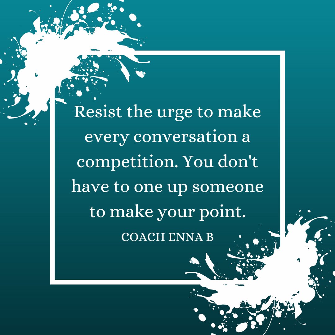 TheRealEnnaB's tweet photo. Communication is a tool that has been weaponized. Stop it. -Coach Enna B #calmdown #backup #relax https://t.co/s9UJ9PooIe