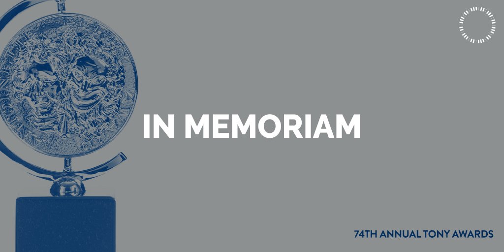 ConcordShows's tweet photo. Tonight at the @TheTonyAwards, we remember the lives we’ve lost over the past two years. Here’s to their lasting legacy on our stages and in our hearts. We honor all those who passed, but especially the individuals who were a part of the Concord Theatricals family. #TonyAwards https://t.co/R6HOFhX7xb