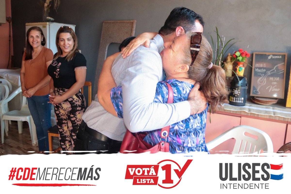 UliQuintana's tweet photo. 🚩 Reunión organizada por el amigo candidato a concejal Hernán Cardozo🚩
El barrio Fátima dijo que sí a la lista 1, nos recibieron los familiares y amigos de Cardozo, todos firmes con nuestro proyecto.
Vamos juntos por el cambio en CDE ✔️💪🏻
#LISTA1
#ULISESINTENDENTE https://t.co/7TIFBa9ZLs