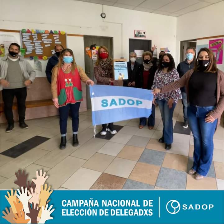 BussoInes's tweet photo. En la Campaña Nacional de elección de delegadas y delegados. Construimos un SADOP grande, democrático y participativo. Con mis cumpas de Provincia en la delegación Pilar y Delegación San Miguel https://t.co/LnykJCMqYU
