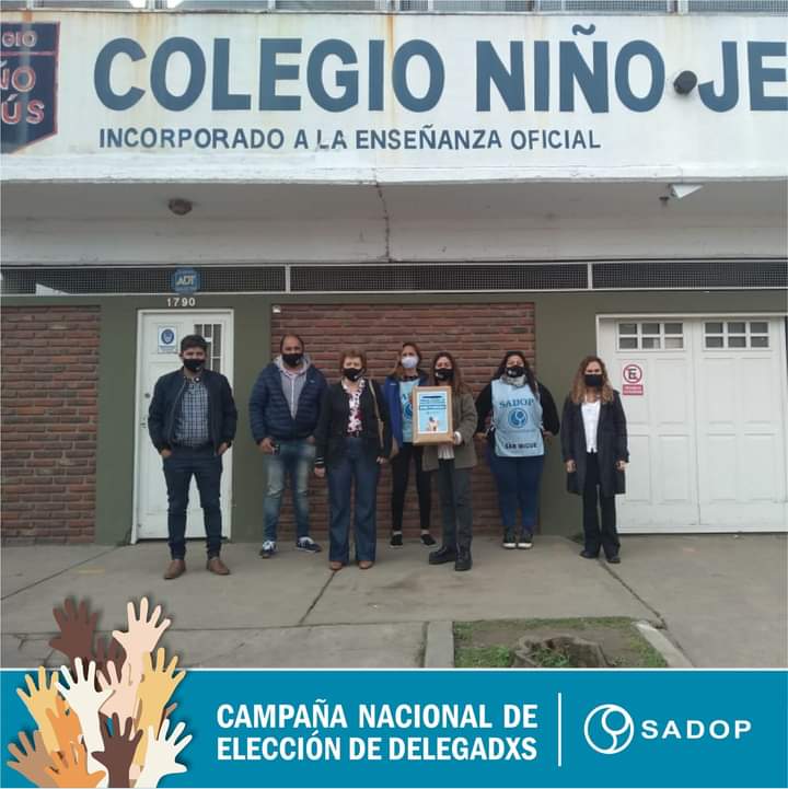BussoInes's tweet photo. En la Campaña Nacional de elección de delegadas y delegados. Construimos un SADOP grande, democrático y participativo. Con mis cumpas de Provincia en la delegación Pilar y Delegación San Miguel https://t.co/LnykJCMqYU