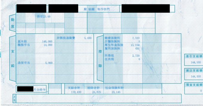 アニメオタクの誰もが知る大手制作会社 月400時間労働で年収216万円 給与明細買取屋さん公式まとめブログ