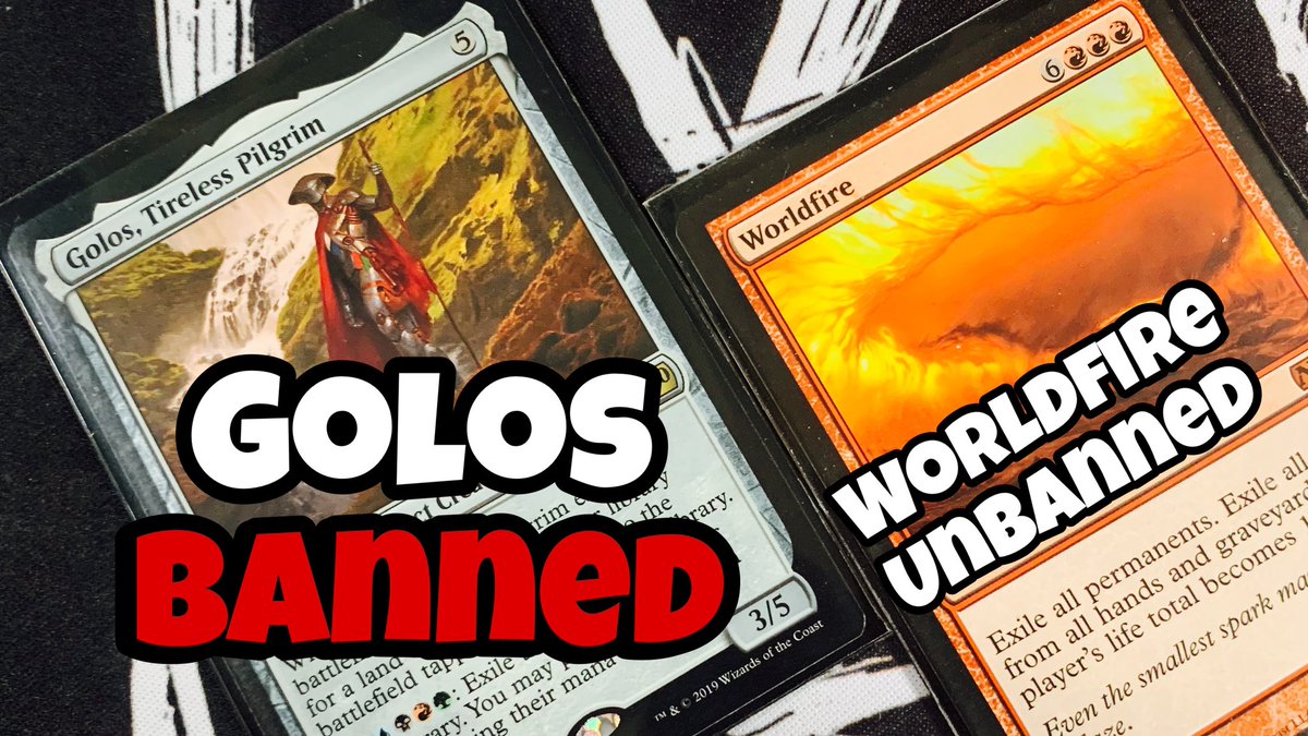 vex_mtg's tweet photo. GOLOS Banned / WORLDFIRE Unbanned - Out Of Left Field // MTG // EDH // C... https://t.co/wTvgLeluA2 via @YouTube #mtg #vexmtg #youtube https://t.co/FwwcCXBE0T