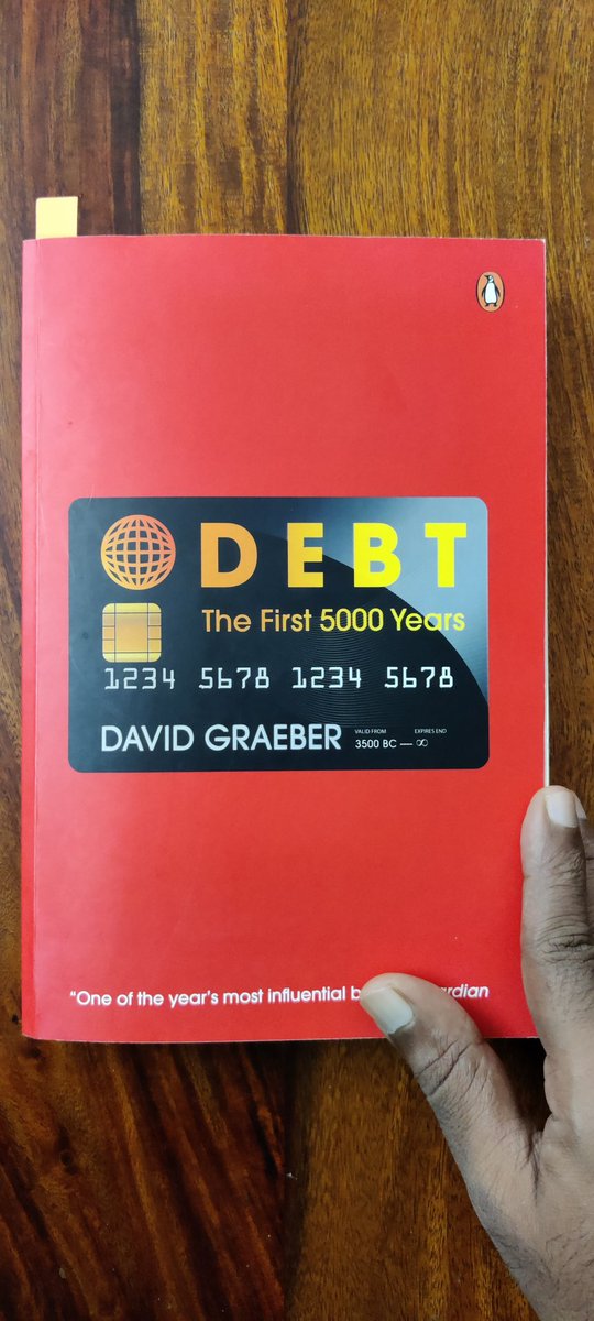 dharmeshba's tweet photo. Looking over world literature, it is almost impossible to find a sympathetic representation of a money lender. I'm not sure there is another profession with such a consistently bad image.
- David Graeber

#CurrentlyReading https://t.co/LIxVDxE9x4