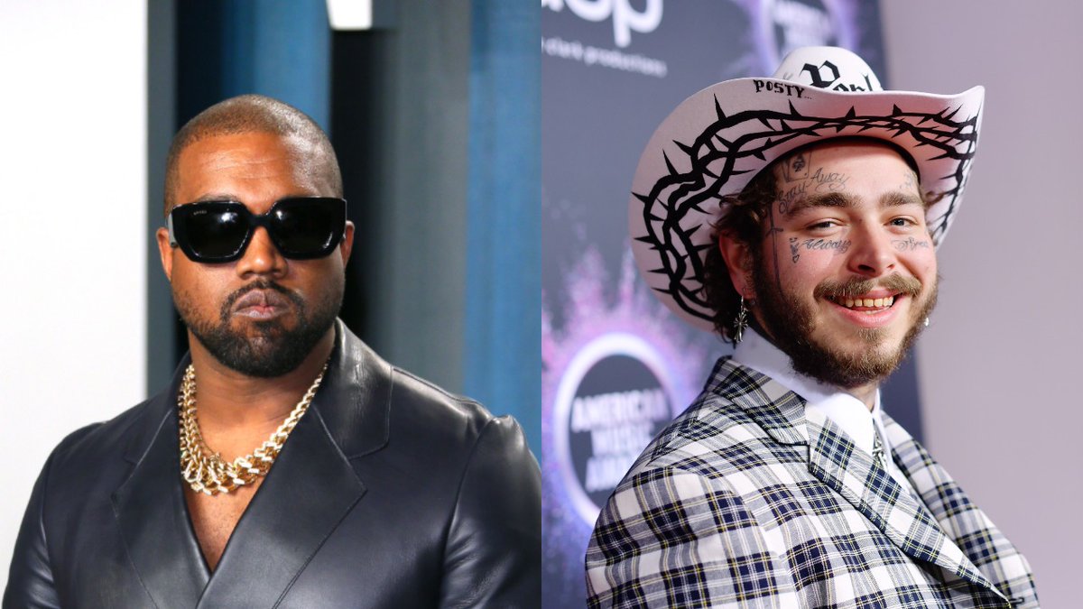 thefader's tweet photo. .@kanyewest is in the studio with @PostMalone and Fleet Foxes.

https://t.co/fIQ0k94Hkp https://t.co/rafriLVpja