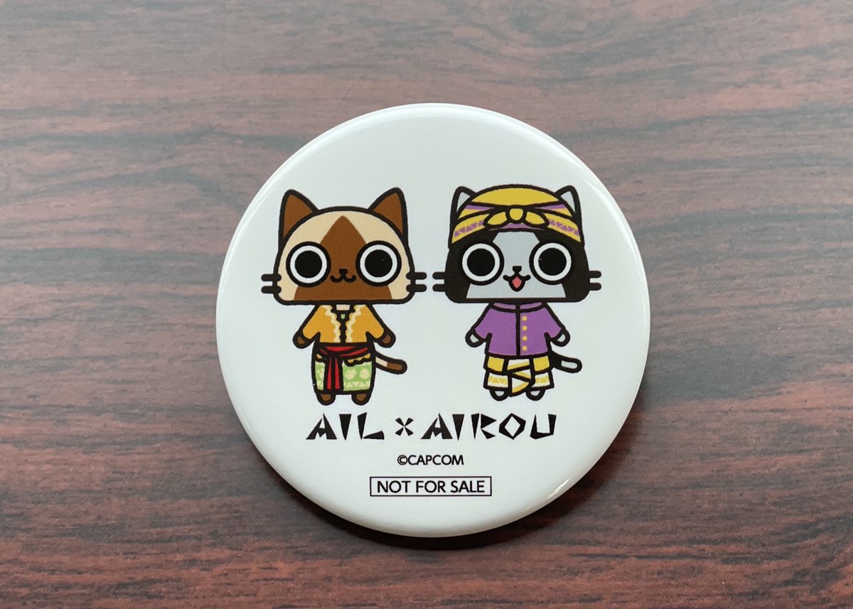 AIL_Biomass's tweet photo. 【かわいいと思ったら「いいね」してね♪】
9/29（水）の＃バイオマス展では
『インドネシア』の民族衣装を着た「AIROU」との
コラボ缶バッジをプレゼント！
ぜひブースにお越しください！
#AIL #愛知海運 #バイオマス #PKS #AIROU
#アイルー  #モンスターハンター
#インドネシア #Indonesia https://t.co/wjZdttxFSB