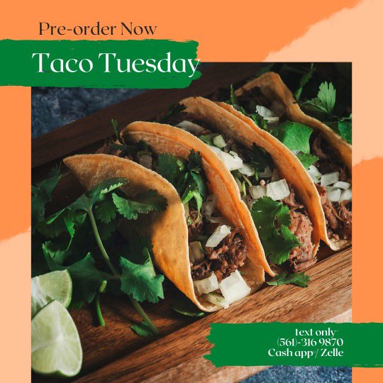 90sDeLaSoul's tweet photo. THIS  Tac.Og³ TUESDAY….place your orders now https://t.co/r5VnHgzBOm