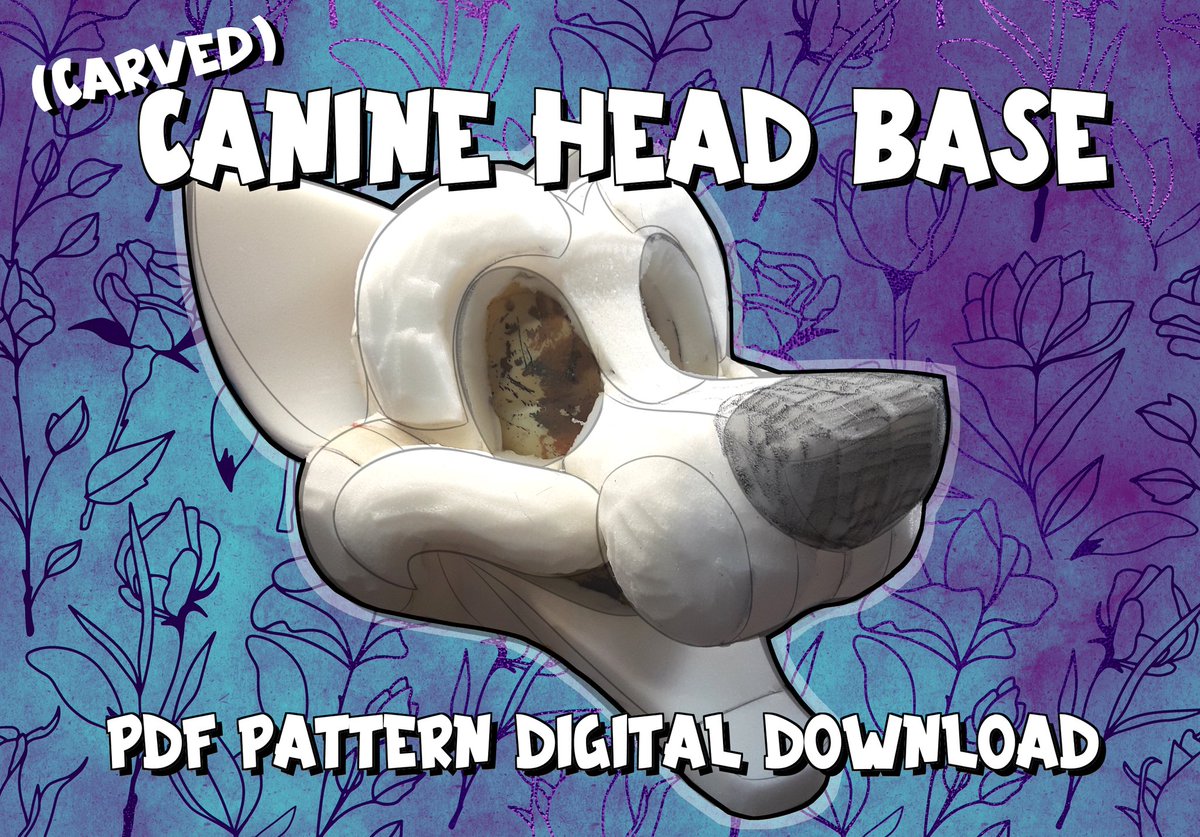 CavitySam's tweet photo. My new pattern is now available!! Link is in my bio. This one is made from layered, carved foam and the pattern is easily adaptable into other species. 

#fursuit #fursuitforsale #mascotcostume #cosplay #halloweencostume https://t.co/RHU5bDcMat