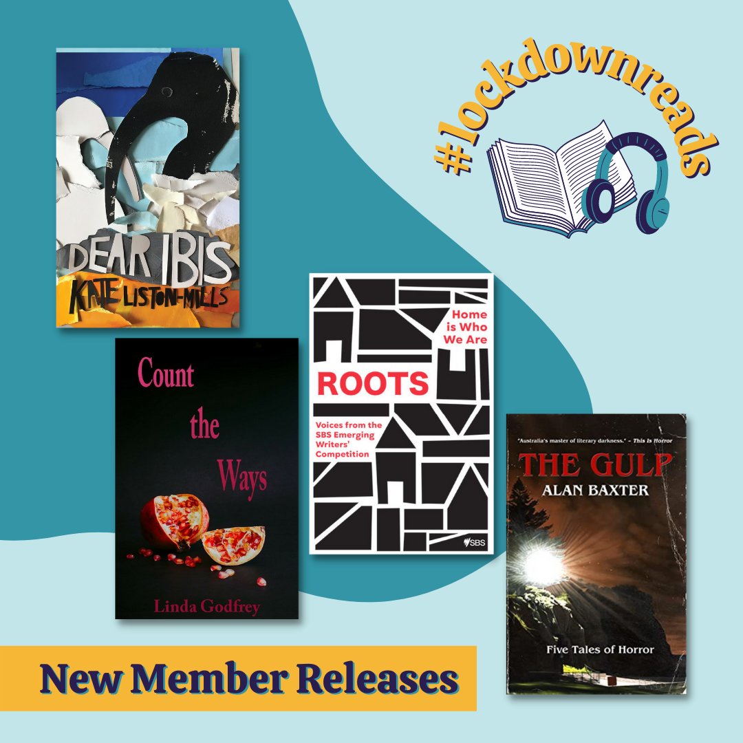 SCWCentre's tweet photo. Nothing gives us more of a thrill than seeing our members publish new works!
Check them out on the #lockdownreads page, and grab a copy if you want to support local writers and add to your reading shelf at the same time! https://t.co/LdkOLInyOq @AlanBaxter @KateListo @SBS https://t.co/Vzw3FT1BAg