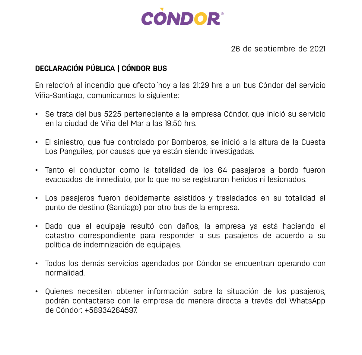 Cóndor (@BusesCondor) / Twitter