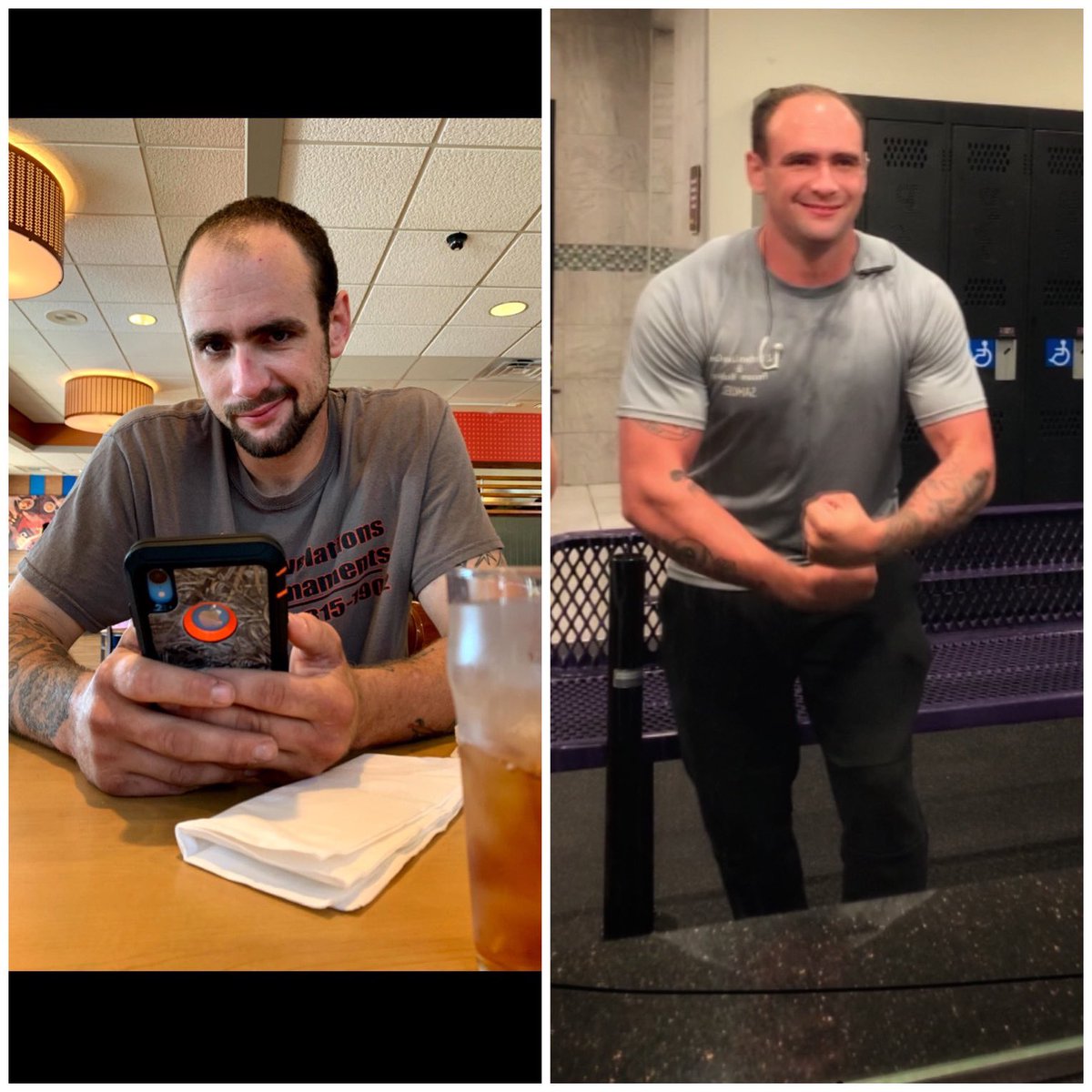 TrexxxThe's tweet photo. Ten years addicted to meth, today I’m more alive than ever! It’s all because of Jesus! #JesusFirst #GymSecond https://t.co/UNPwDmMQ0S