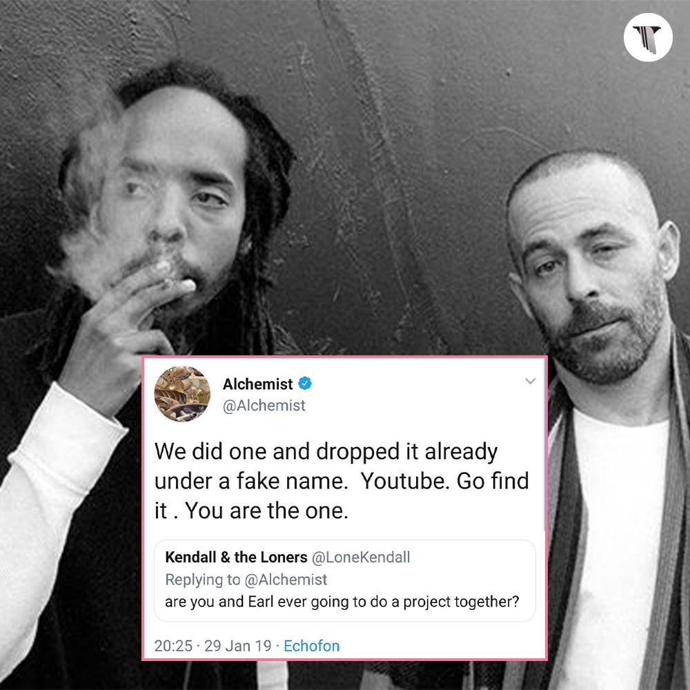 PigsAndPlans's tweet photo. reminder that Earl Sweatshirt and Alchemist dropped a hidden album on Youtube under a fake name https://t.co/xSZLRxEHuQ