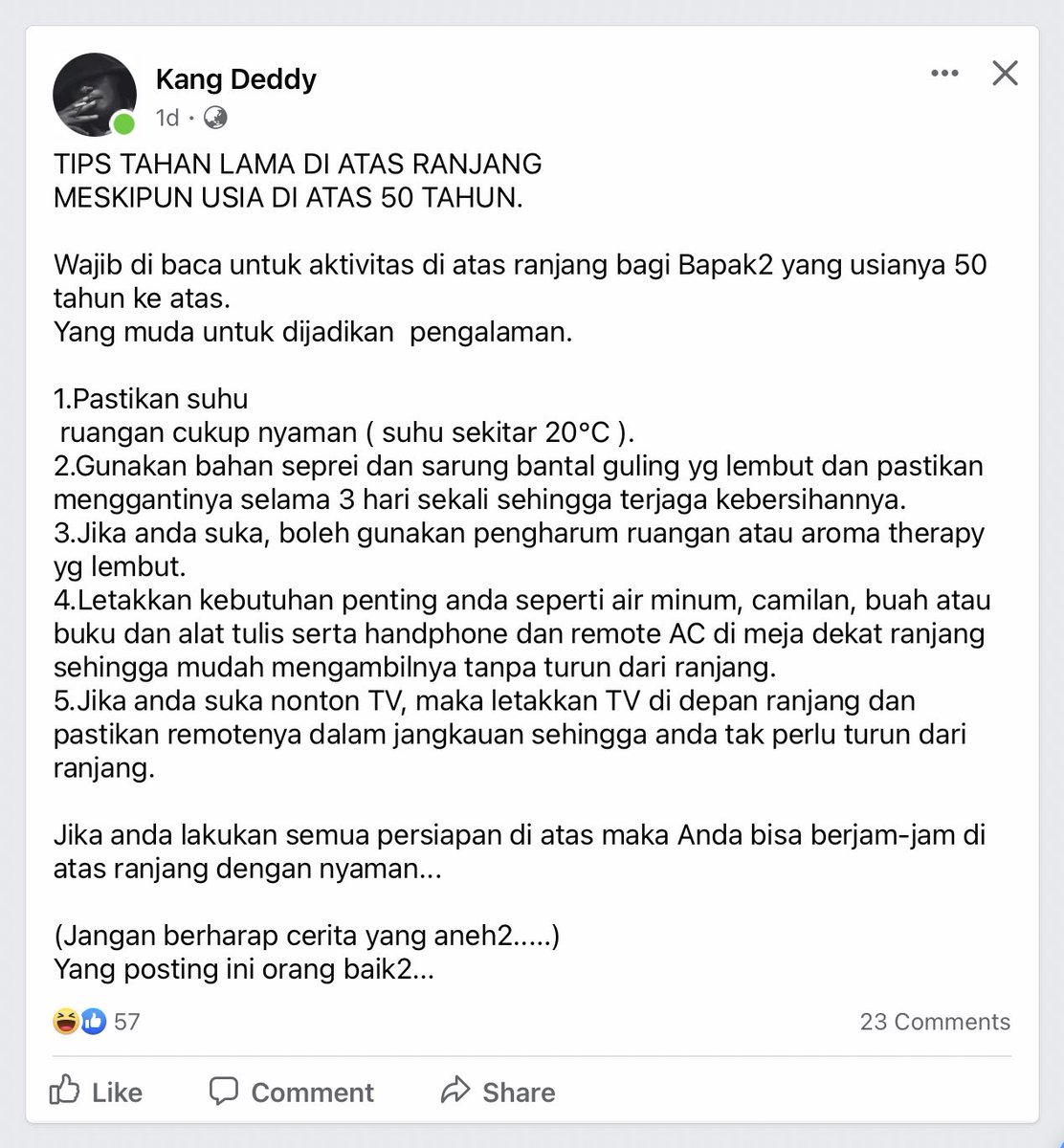midiahn's tweet photo. tahan lama di ranjang https://t.co/aGQPNjYaeP