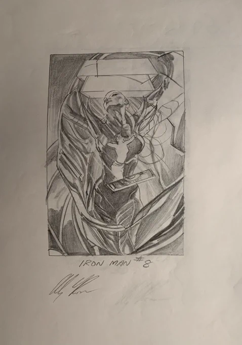 #new #originalart #pencils #marvel please contact @SalAbbinanti 