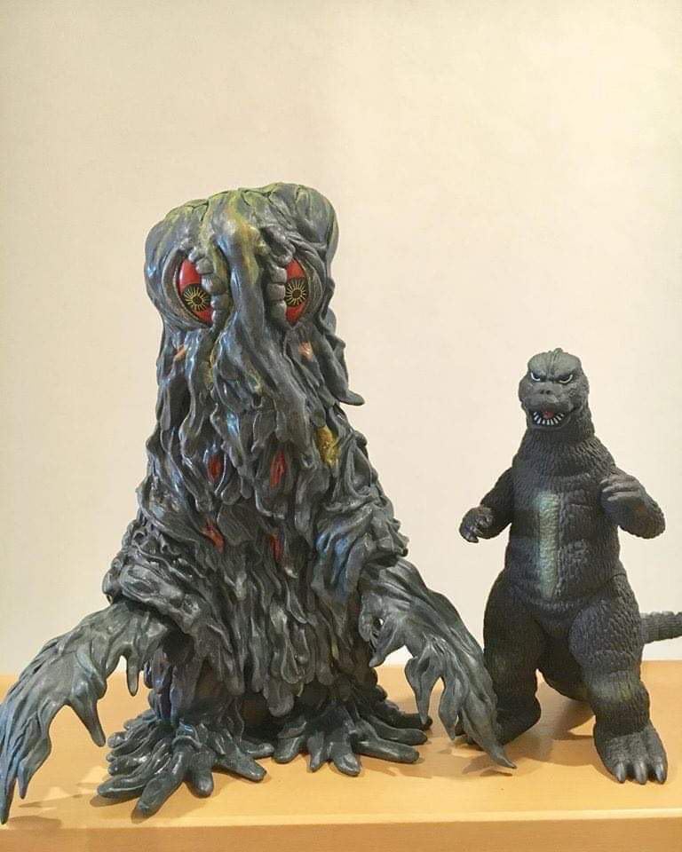 Y・MSF メッキ ヘドラ ソフビ フィギュア さくらトイズ ゴジラ対ヘドラ