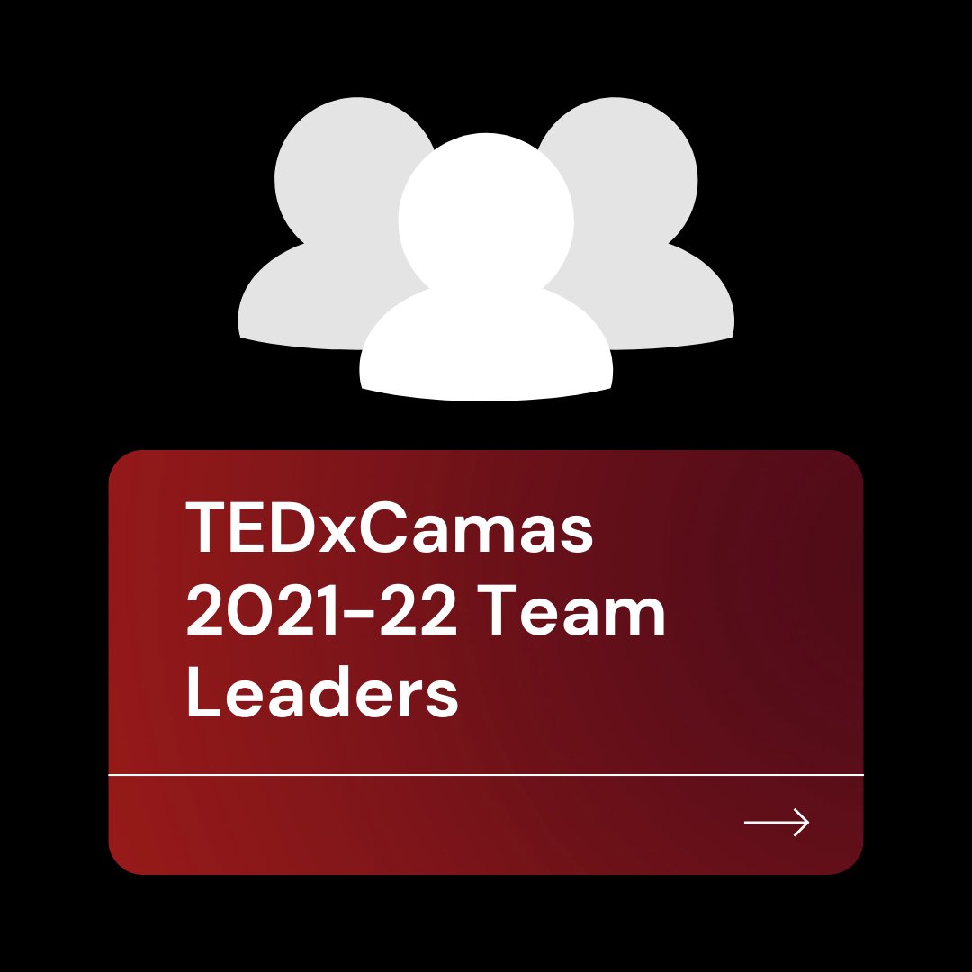 tedxcamas's tweet photo. We are excited to introduce our 2021-22 lead organizers!

#tedx #tedxcamas https://t.co/h91itRJZAA