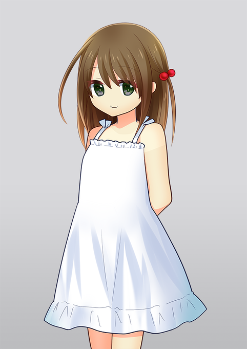 白いワンピースの女の子のtwitterイラスト検索結果