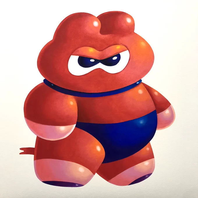 VINYL TOY
クレヨンで描いています 