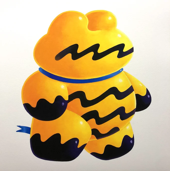 VINYL TOY
クレヨンで描いています 